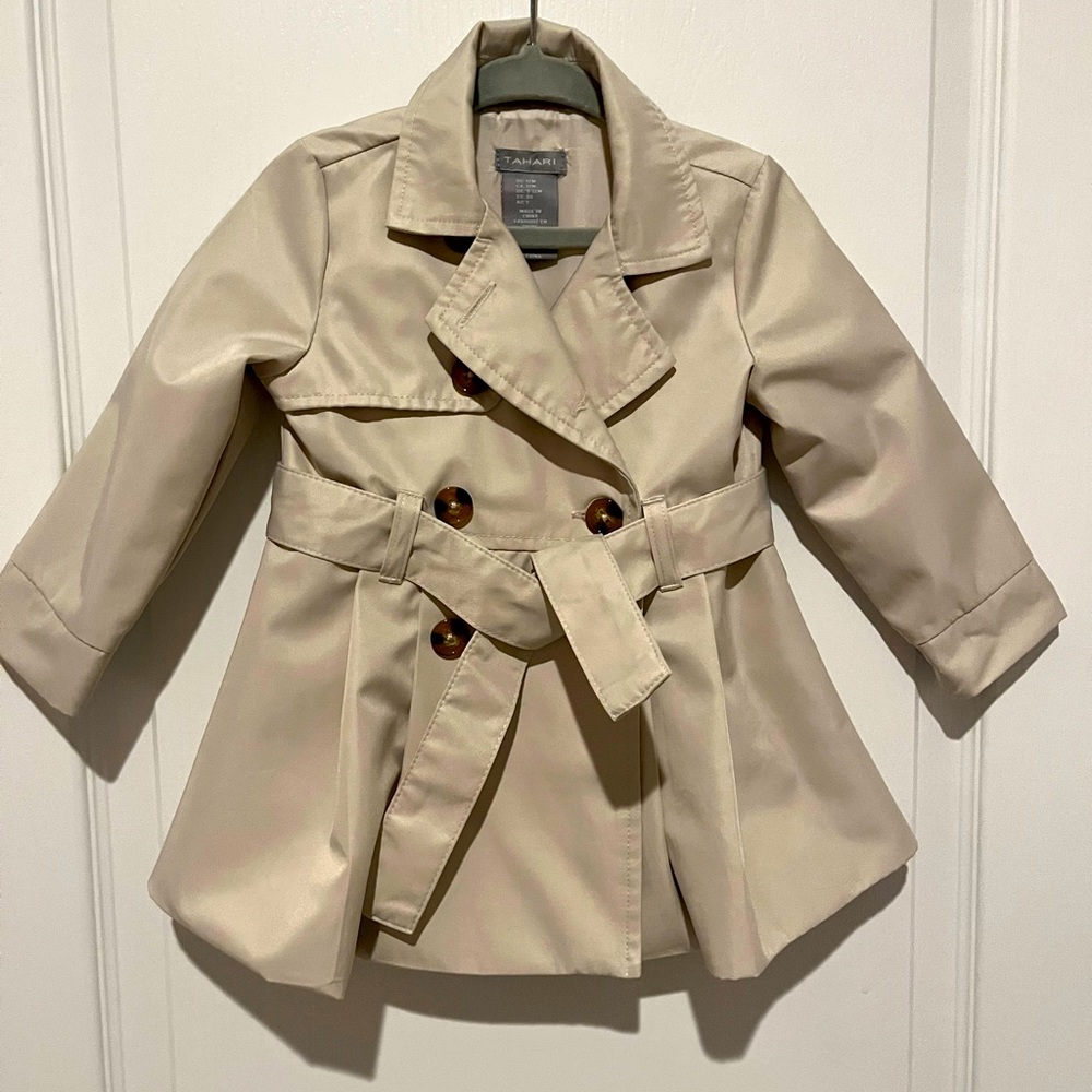 Tahari Baby Trench Coat